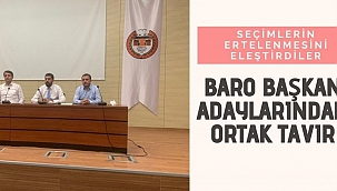 Baro'dan Seçimlerin Ertelenmesine Sert Eleştiri
