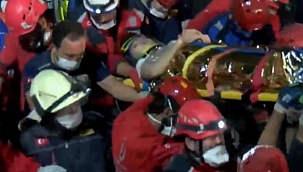 Buse 9 buçuk saatin ardından enkaz altından çıkarıldı