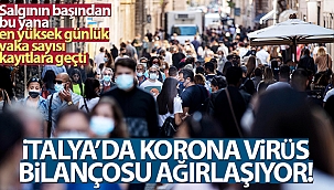 İtalya'da günlük vaka sayısı rekor kırmaya devam ediyor