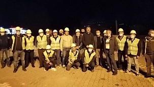 Tazminat mağduru madenciler İzmir'e yardıma gitti