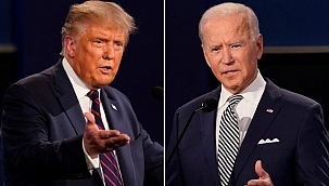 Trump ve Biden'dan Rakip Ekranlarda Eş Zamanlı Oturum