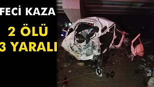 Diyarbakır Yolunda Feci Kaza 2 Ölü 3 Yaralı