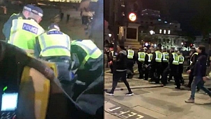 İngiltere karıştı! Karantinaya karşı sokağa döküldüler