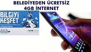 Belediye'den Ücretsiz 4 Gb İnternet