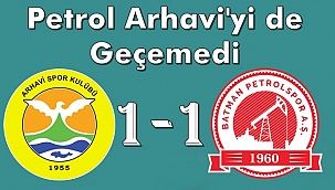 Petrol Sonuncu Arhavi'yi de Geçemedi