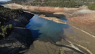 Nilüfer Barajı'nda su oranı yüzde 5'e düştü