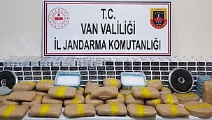 Başkale'de 69 kilogram uyuşturucu ele geçirildi