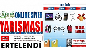 Siyer Sınavı Ertelendi