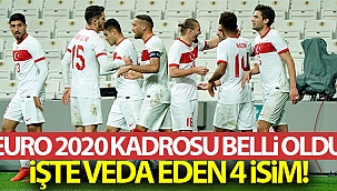 A Milli Takım'ın Euro 2020 kadrosu belli oldu