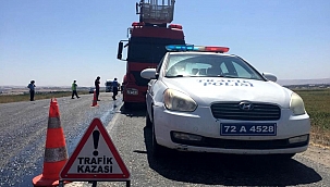 Batman'da 2020 yılında 2 bin 552 trafik kazası meydana geldi