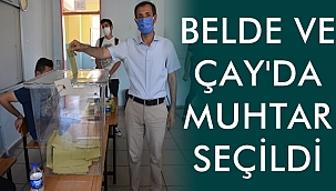 Belde ve Çay Mahallelerinde Muhtarlar Belli Oldu