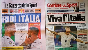 Türkiye'nin 3-0 yenildiği EURO 2020'nin açılış maçı İtalyan basınında: 'Muhteşem başlangıç, Türkiye ezildi'