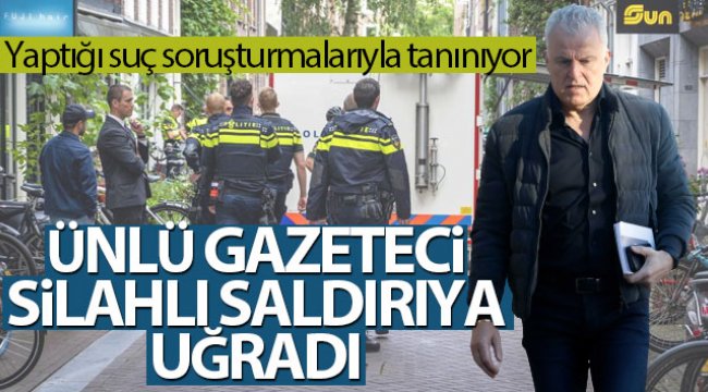 Hollandalı ünlü gazeteci Peter R de Vries silahlı saldırıya uğradı