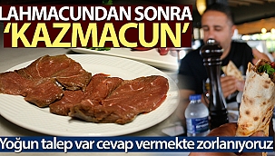 Kaz etinden lahmacuna büyük ilgi