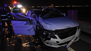 Düğün yolunda kaza: 2 ölü, 4 yaralı