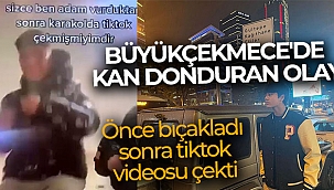 Büyükçekmece'de kan donduran olay