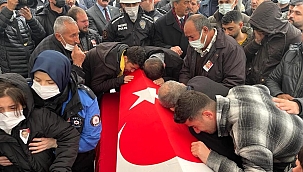 Ölen bekçi için tören düzenlendi