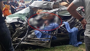 Bursa'da feci kaza! Beton mikseri otomobili biçti: 4 ölü, 2 yaralı