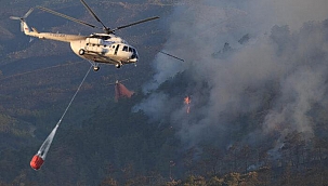 Marmaris'teki yangında 3'üncü gün... Havadan müdahale yeniden başladı, işte Marmaris'teki yangında son durum...