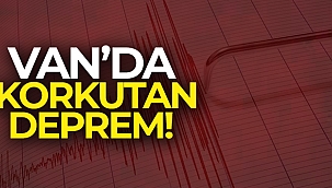 Van'da 4.4 büyüklüğünde deprem!