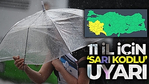 Meteoroloji uyardı! Sağanak yağış geliyor