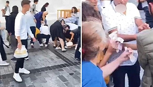 Bir poşet dolusu parayı havaya saçtı! 