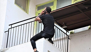 Garip intihar girişimi! Çatladınız değil mi atlayamadım ölemedim diye Size inat atlamayacağım