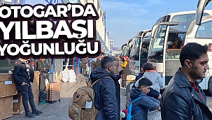 İstanbul Otogarı'nda yılbaşı yoğunluğu