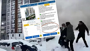 Yerle bir olan site için deprem yönetmeliğine uygundur ilanı vermişler!