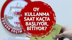 OY KULLANMA SAATLERİ 2023: Oy kullanma saat kaçta başlıyor, kaçta bitiyor? 14 Mayıs 2023 Cumhurbaşkanı ve Milletvekili seçimi oy kullanma saatleri
