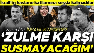 Spor dünyası, İsrail'in Gazze'de hastane vurmasına sessiz kalmadı! Tam bir kâbus! İnsanlık nerede? Zulme karşı susmayacağım