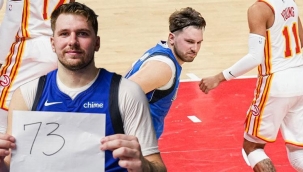 NBA'de Luka Doncic'ten tarihi performans! Kobe Bryant'tan sonra...