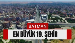 Batman Türkiye'nin En Büyük 19. İli