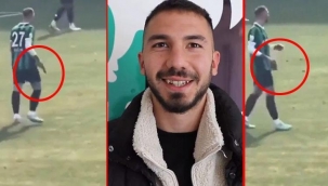 Maçta cep telefonuyla birlikte mücadele etmişti! Sosyal medyaya damga vuran görüntünün başrolü Emre Sağlık konuştu: 'Zorunda kaldım!'