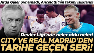 Şampiyonlar Ligi'nde Real Madrid ve Manchester City rekorlarla turladı! Arda Güler oynamadı, taraftar ıslıkladı