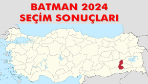2024 Yerel Seçim Batman Kesin Sonuçlar