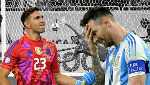 Lionel Messi penaltı kaçırdı, Emiliano Martinez yine maça damga vurdu! Yarı final...