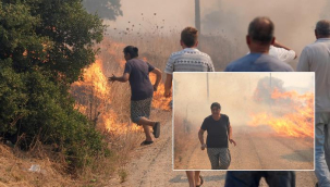 İzmir'de orman yangını! Paniğe yol açtı, 1630 kişi tahliye edildi