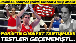 Paris'te Imane Khelif için cinsiyet tartışmaları! İtalyan boksör 46. saniyede çekildi, Busenaz Sürmeneli'ye rakip olabilir...