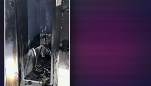 Kömür sobası bomba gibi patladı! Ev adeta savaş alanına döndü