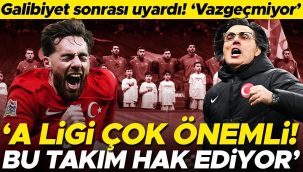 A Milli Takım'ın Macaristan zaferi sonrası açıkladı: UEFA Uluslar A Ligi'nde olmak çok önemli çünkü...