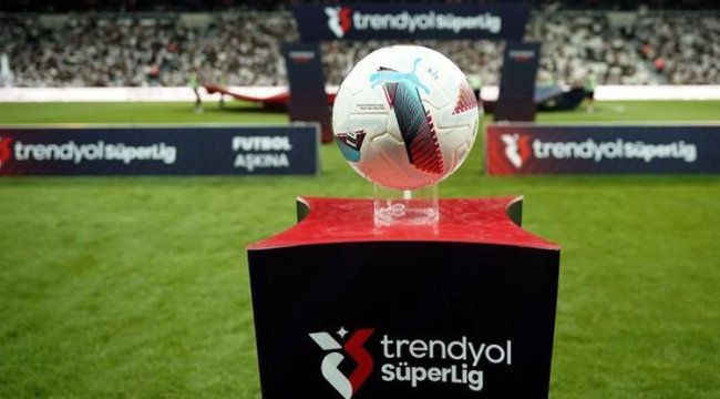 Süper Lig'de son hafta programı belli oldu