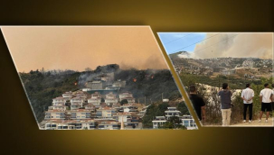 Alanya'daki yangında korkulan oldu! Alevler yerleşim yerlerine yaklaştı... Korkunç görüntüler