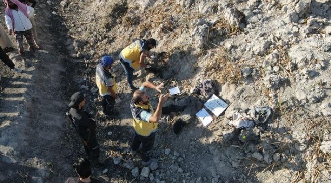 Şam'da tespit edilen toplu mezardan 75 ceset daha çıkarıldı