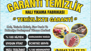 Batman'da Temizliğin Adı: Garanti Temizlik 0543 219 77 72